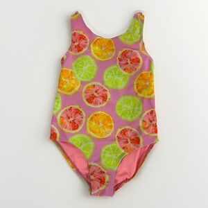 Bmagical One Piece Swimsuit Girls 6 Pink Citrus Fruit Summer Beach Vacation Cute